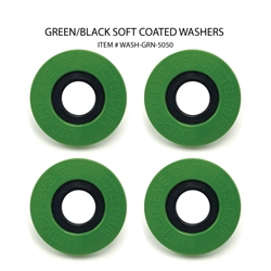 Washers ( Set of 4 Green & Black )  